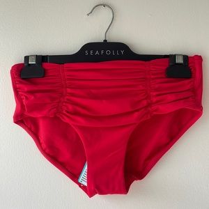 Seafolly Gathered Front Retro Pant